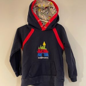 Walt Disney World Children’s Hoodie Embroidered with Unique Pattern in hood